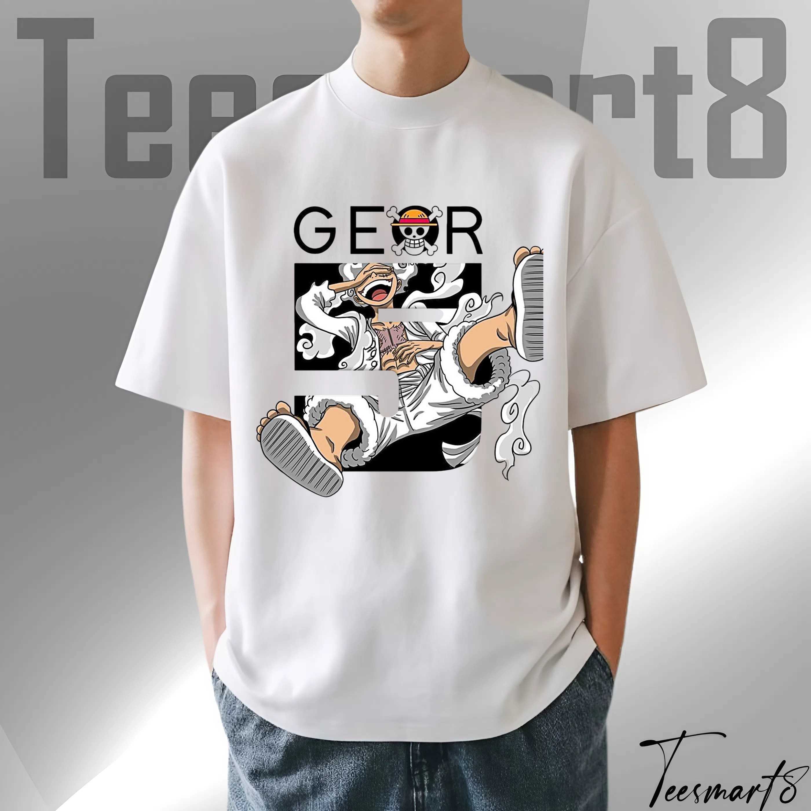 One Piece Luffy Wanted Graphic T-Shirt – Premium Cotton Luffy Bounty Tee